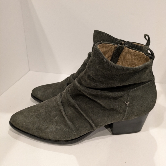 Kelsi Dagger Brooklyn Zip Heeled Ankle Booties - Picture 3 of 5
